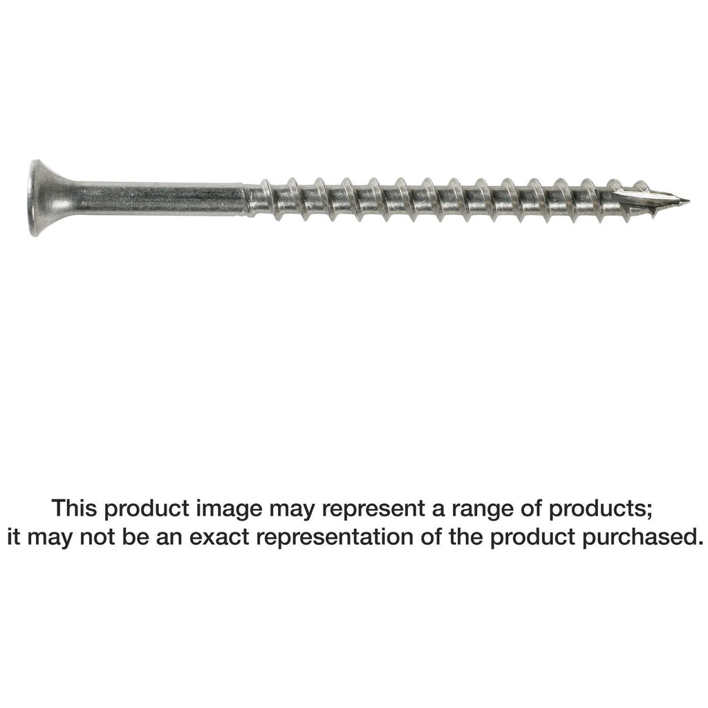 Simpson Strong-Tie T08162DBB Bugle-Head Wood Screw, Square Drive, #8 x 1-5/8-in. #2 Square, Type 316, 4000-Pack
