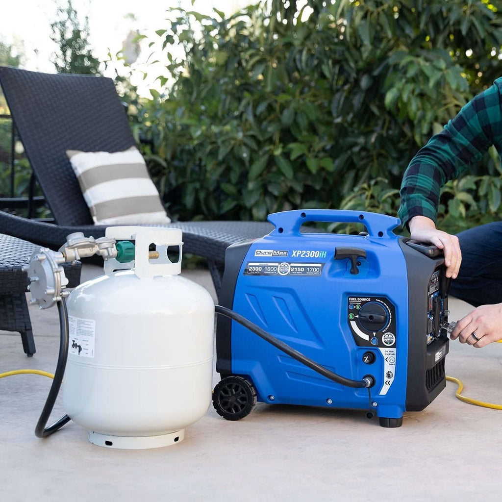 DuroMax XP2300iH 2,300-Watt 80cc Dual Fuel Digital Inverter Hybrid Portable Generator