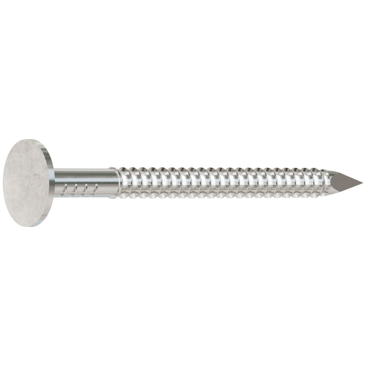 Simpson Strong-Tie S11A175RNBP 15° Wire Coil, Full Round Head, Ring-Shank Roofing Nail, 1-3/4-in. Type 304, 480-Pack