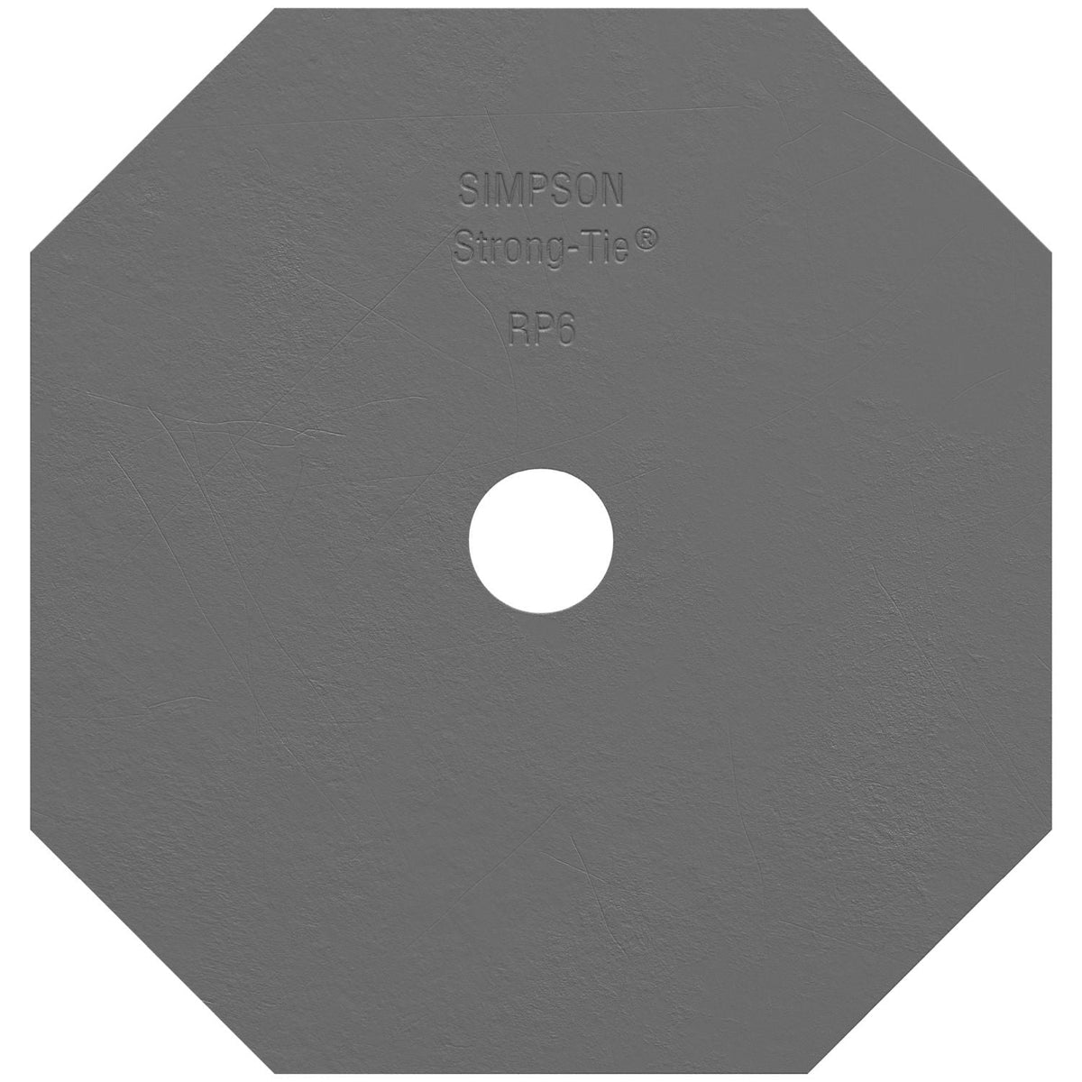 Simpson Strong-Tie RP6 RP6 3/8-in. Steel Retrofit Plate