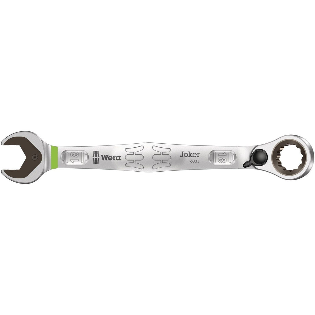 Wera 6001 Joker Switch Ratcheting Combination Wrench, With Switch Lever, 18x234-mm.