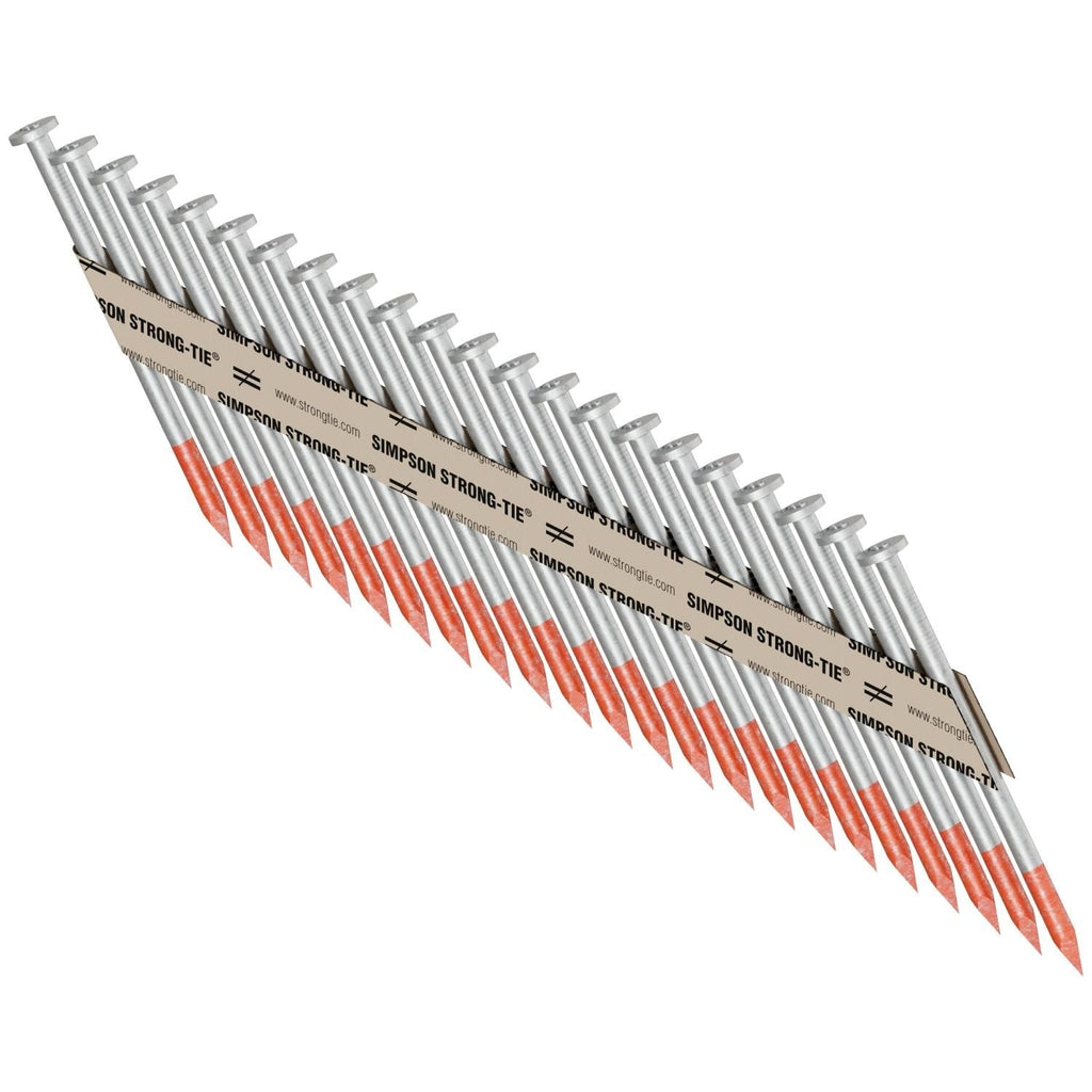 Simpson Strong-Tie 8DHDGPT2500 Strong-Drive 33° SCN SMOOTH-SHANK CONNECTOR Nail, 2-1/2-in. x .131-in. HDG, 2500-Pack