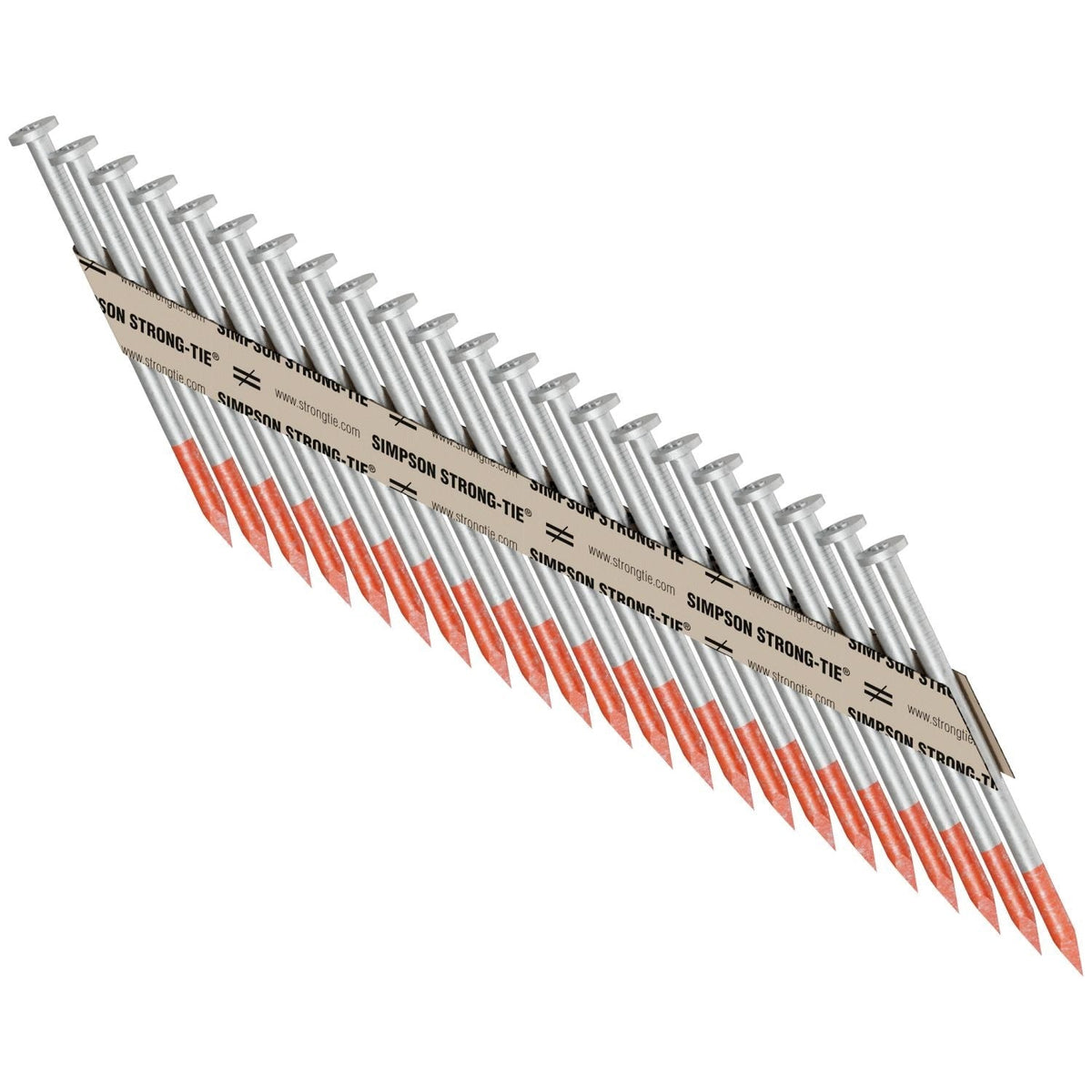 Simpson Strong-Tie 8DHDGPT2500 Strong-Drive 33° SCN SMOOTH-SHANK CONNECTOR Nail, 2-1/2-in. x .131-in. HDG, 2500-Pack