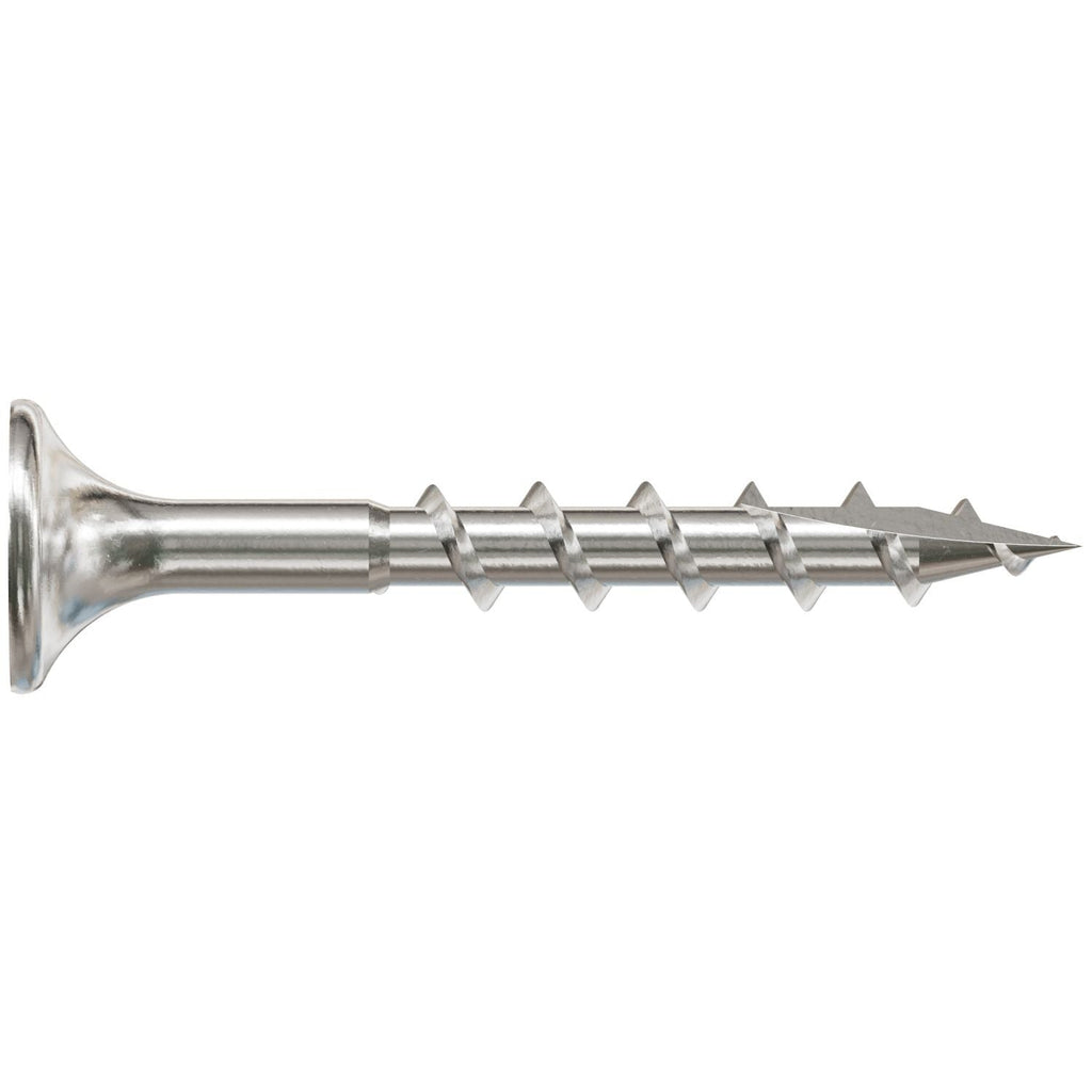 Simpson Strong-Tie S06125D100 Bugle-Head Wood Screw, Square Drive, #6 x 1-1/4-in. #2 Square, Type 305, 100-Pack