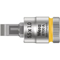 Wera 8700 A Fl Slotted Screws Zyklop Bit Socket, 1/4-in. Drive, 1x5.5x28-mm.