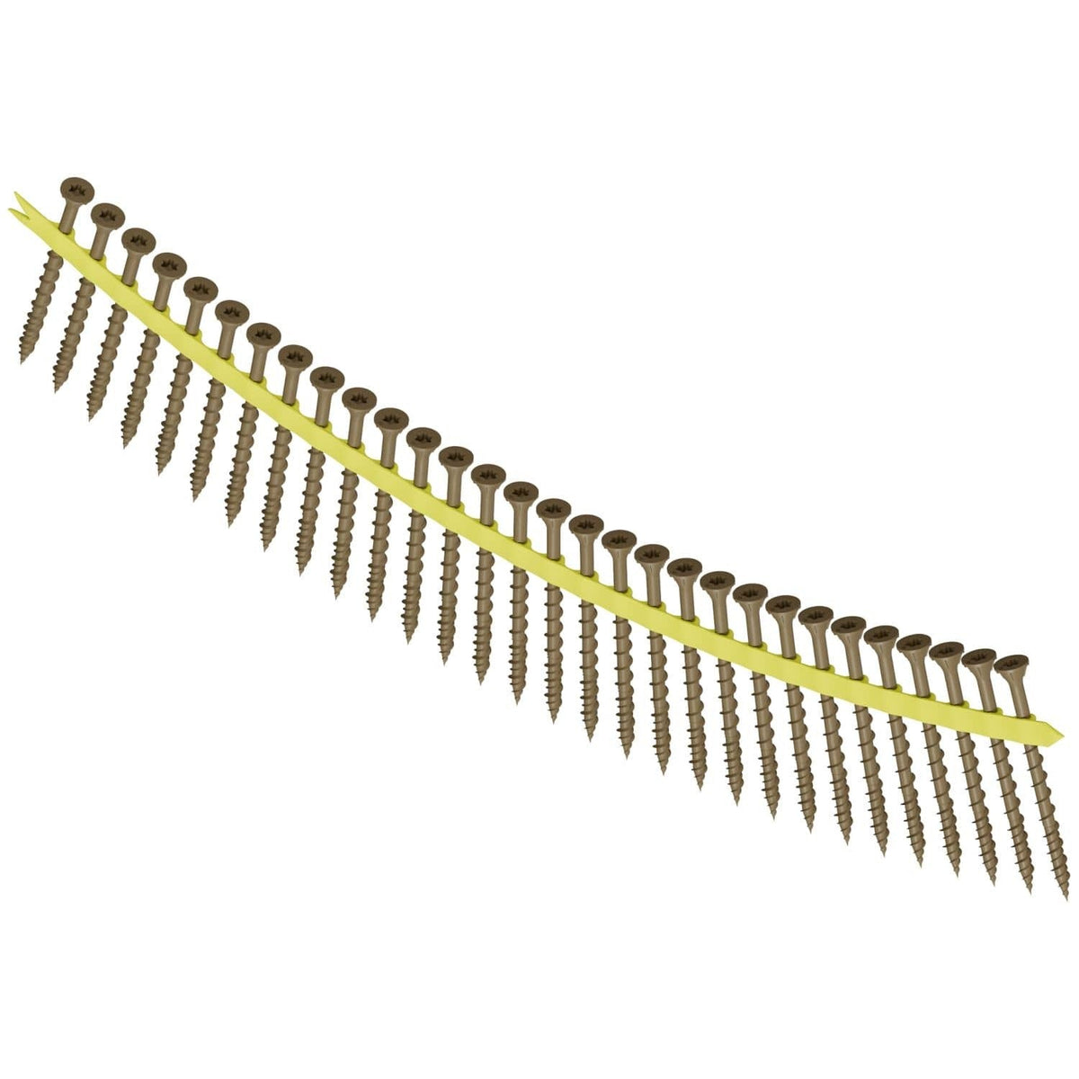 Simpson Strong-Tie WSVF212S Strong-Drive WSVF SUBFLOOR Screw (Collated), #9 x 2-1/2-in. T25, Gray, 1500-Pack