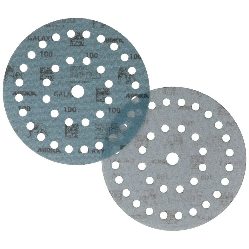 Mirka Galaxy 7-in. 80 Grit 37-Hole Grip Sanding Disc, 50 Pack (FY-6AO-080)