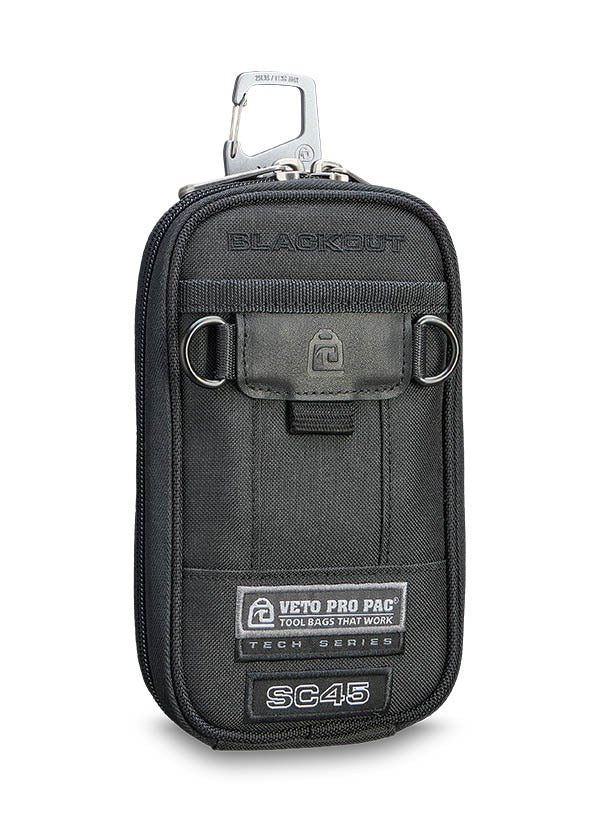Veto Pro Pac BLACKOUT Small Semi-Rigid Multi-Functional Tool Pouch (SC45 BLACKOUT)