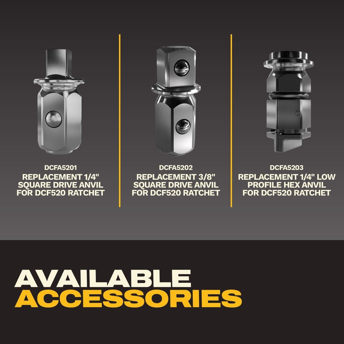 DeWALT DCF520GE1 20V MAX XR Brushless 1/4-in. & 3/8-in. Sealed Head Ratchet 1.7Ah Kit