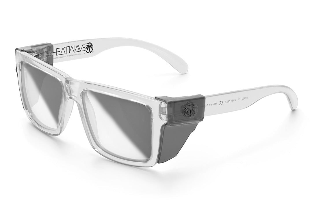 Heat Wave VISE Z87 VAPOR CLEAR Frame Photochromic Lens Sunglasses