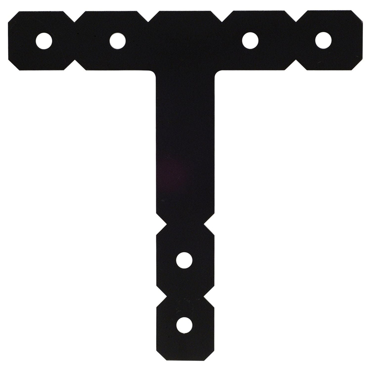 Simpson Strong-Tie OT OT 12-in. x 12-in. Black Powder-Coated Ornamental T Strap
