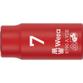 Wera 8790 A VDE Zyklop Socket, Insulated, With 1/4-in. Drive, 7x41-mm.
