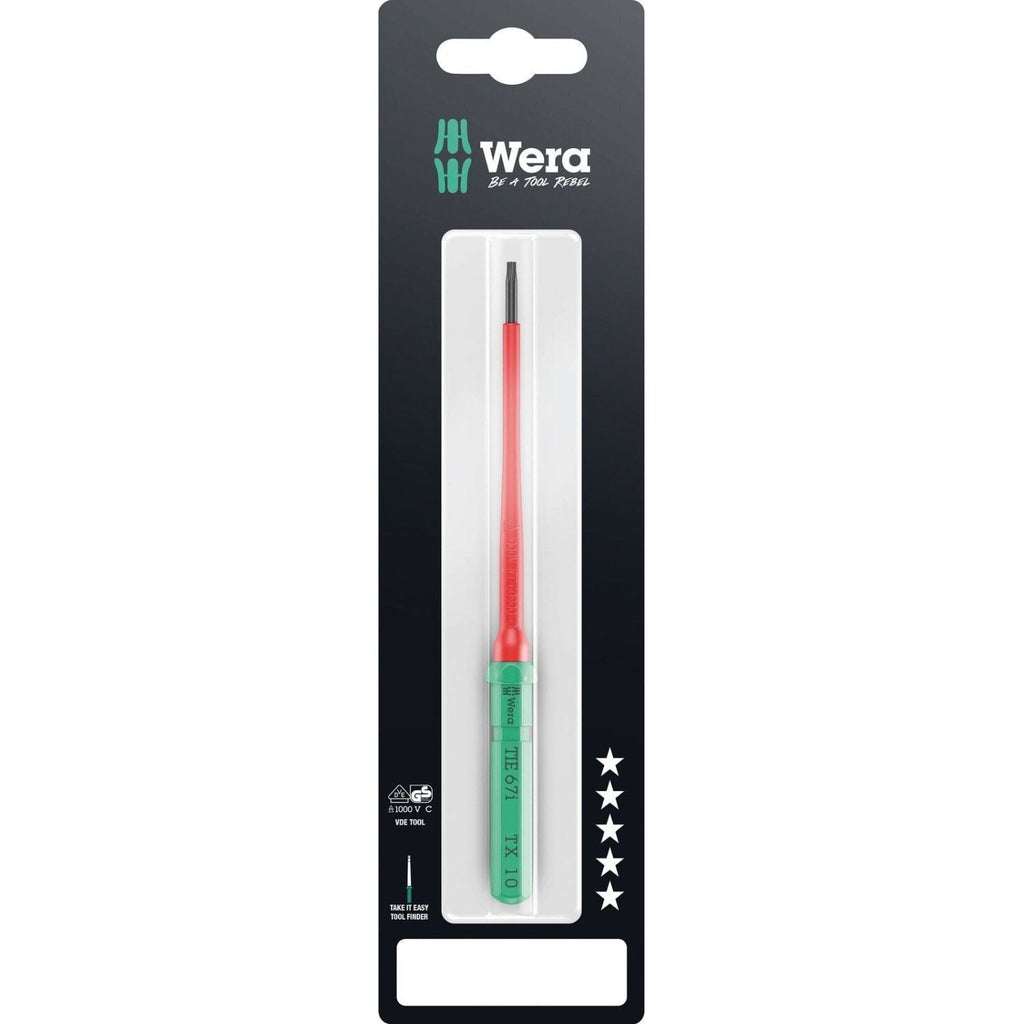 Wera Kraftform Kompakt VDE 67 I Torx Take It Easy SB, Torx 10x157-mm.