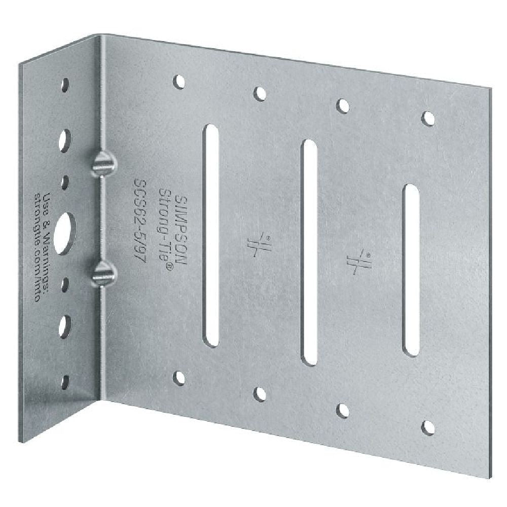 Simpson Strong-Tie SCS62-5/68-KT25 SCS 2-in. x 6-in. x 5-in. 14-Gauge Seismic Bypass Framing Slide Clip w/ Screws, 25-Pack