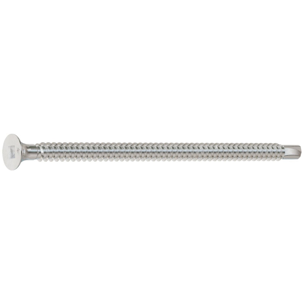 Simpson Strong-Tie F10T350BDB Self-Drilling Bugle-Head Screw, #10 x 3-1/2-in. #2 Square Drive, Type 410, 1000-Pack