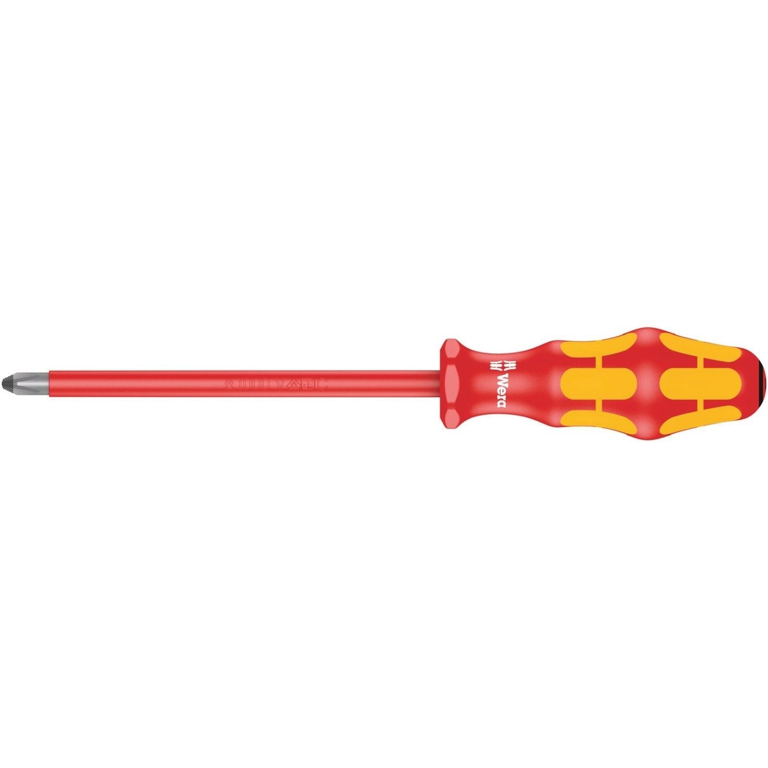 Wera 165 I Pz VDE Insulated Screwdriver For Pozidriv Screws, Pz 3x150-mm.