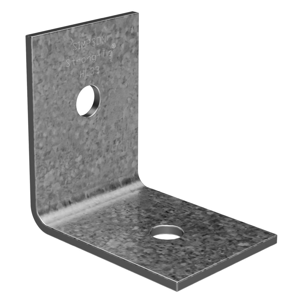 Simpson Strong-Tie HL33 HL 3-1/4-in. x 2-1/2-in. Galvanized Heavy Angle
