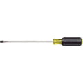 Klein 605-8 1/4" Cabinet-Tip Screwdriver 8" Heavy-Duty Round-Shank