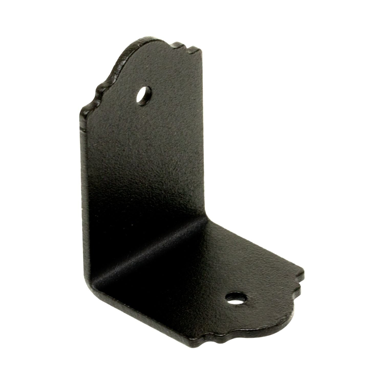 Simpson Strong-Tie APA21 Outdoor Accents Mission Collection ZMAX, Black Powder-Coated 90° Angle for 2x