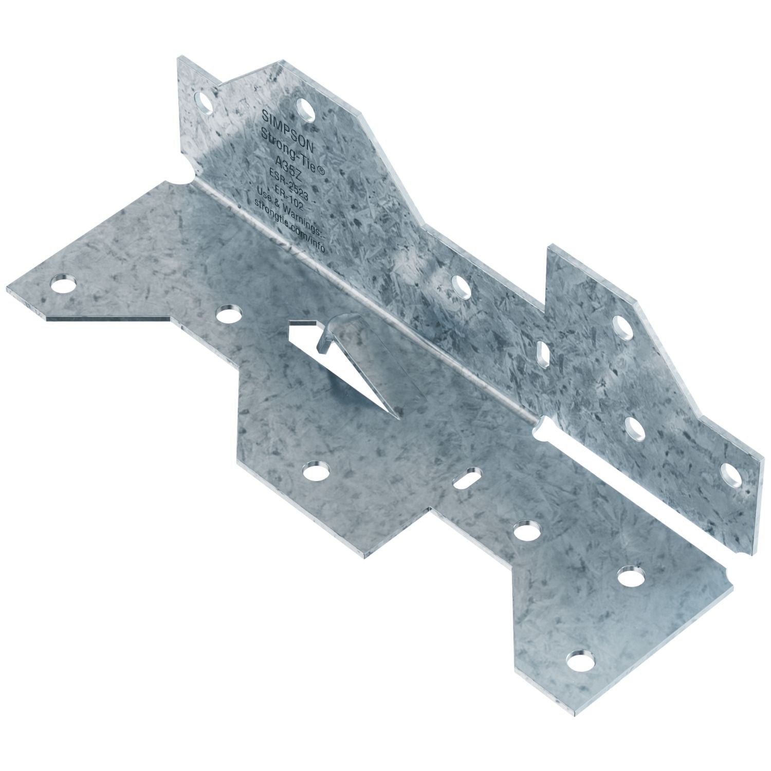 Simpson Strong-Tie 1-7/16-in. x 4-1/2-in. ZMAX Galvanized Framing Angle (A35Z)