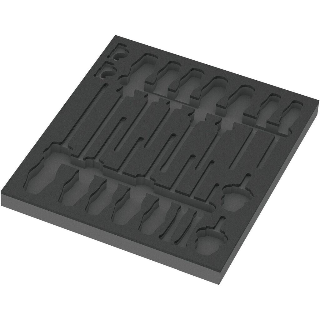 Wera 9810 Foam Insert Screwdriver Set 1, Empty, 344x30x392-mm.