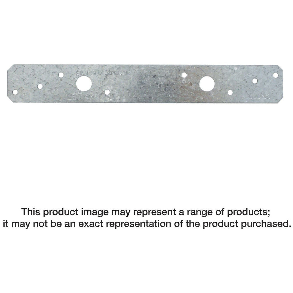 Simpson Strong-Tie LSTA9 LSTA 1-1/4-in. x 9-in. 20-Gauge Galvanized Strap Tie
