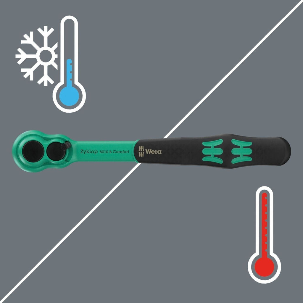 Wera 9724 Foam Insert 8010 B Zyklop Comfort Ratchet Set 1, 3/8", 16-Pieces