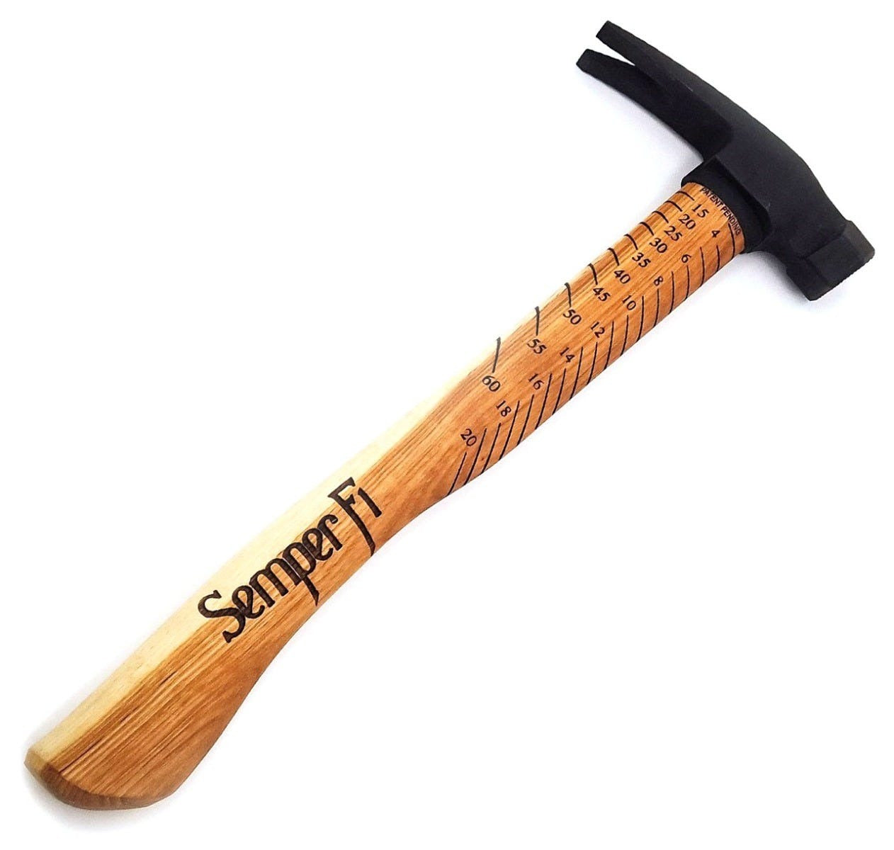 Boss Hammers BH18STHI16S Armed Forces 18oz Steel Smooth Face Hammer with Hickory Handle