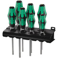 Wera 367/7 Torx Hf Kraftform Plus Screwdriver Set With Holding Function And Rack, 7-Pieces