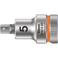 Wera 8740 B Hf Zyklop Bit Socket With Holding Function, 3/8-in. Drive, 5x35-mm.