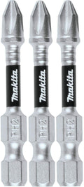 Makita E-00773 Impact XPS #2 Phillips 2" Power Bit, 3/pk