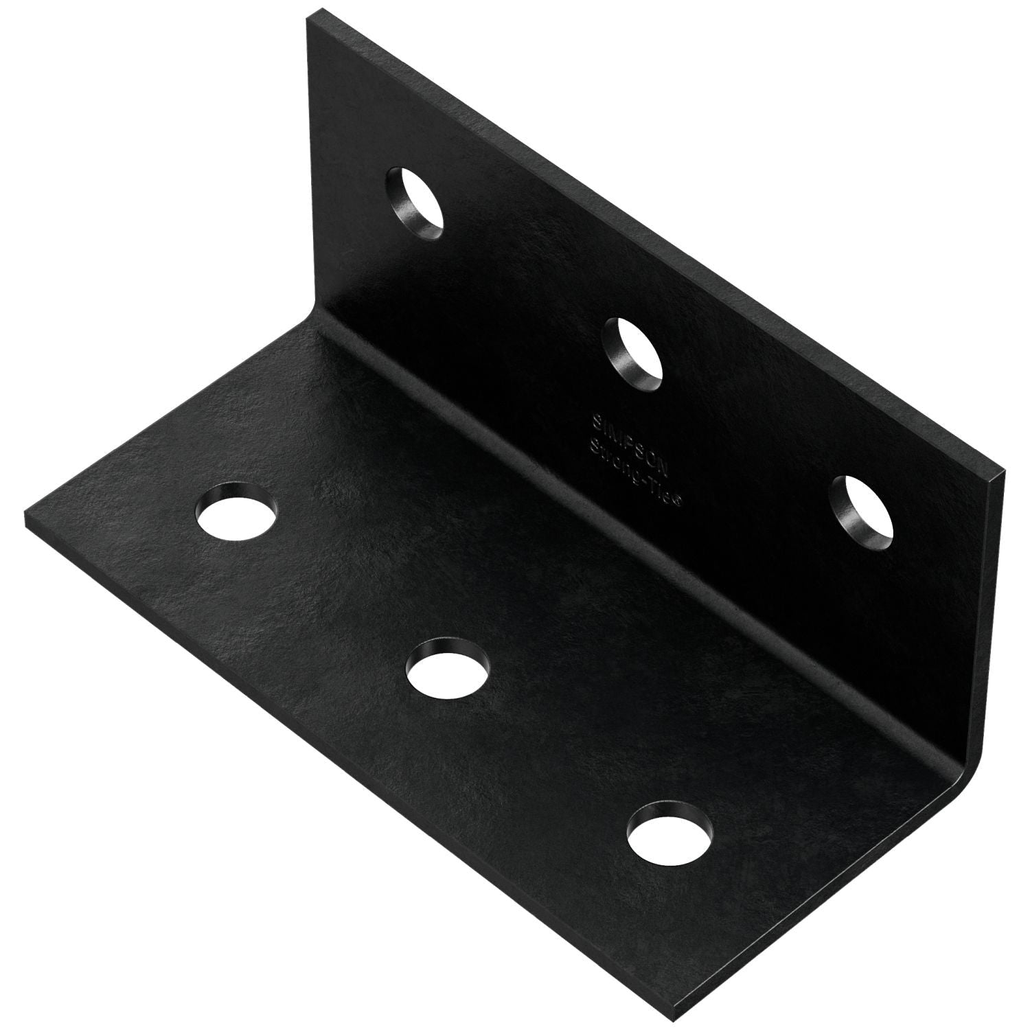 Simpson Strong-Tie HL49PC HLPC 4-1/4-in. x 9-in. Black Powder-Coated Ornamental Heavy Angle