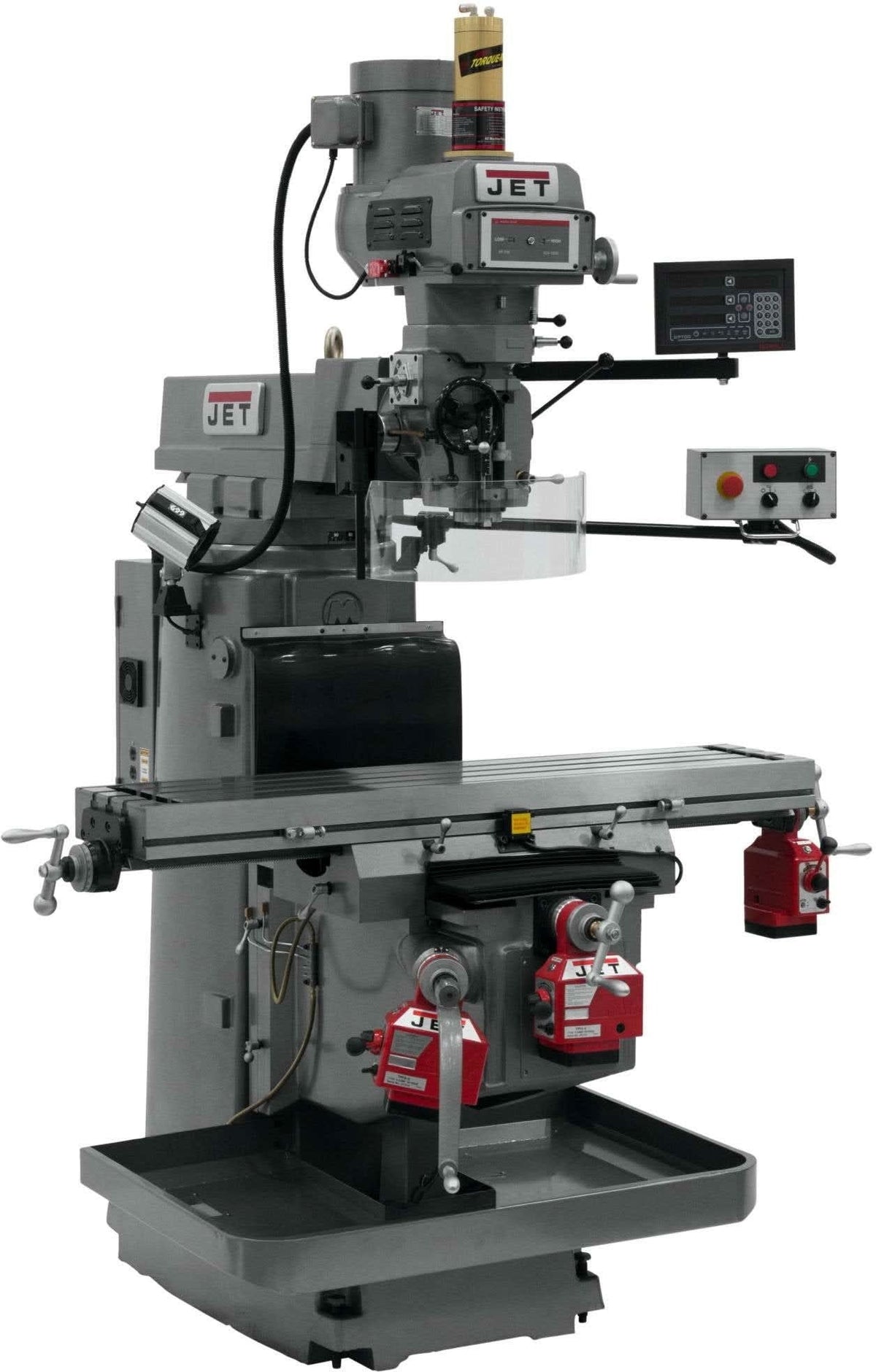 Jet Tools 698072 JTM-1254VS DP700 DRO X,Y,Z PFD, APDB