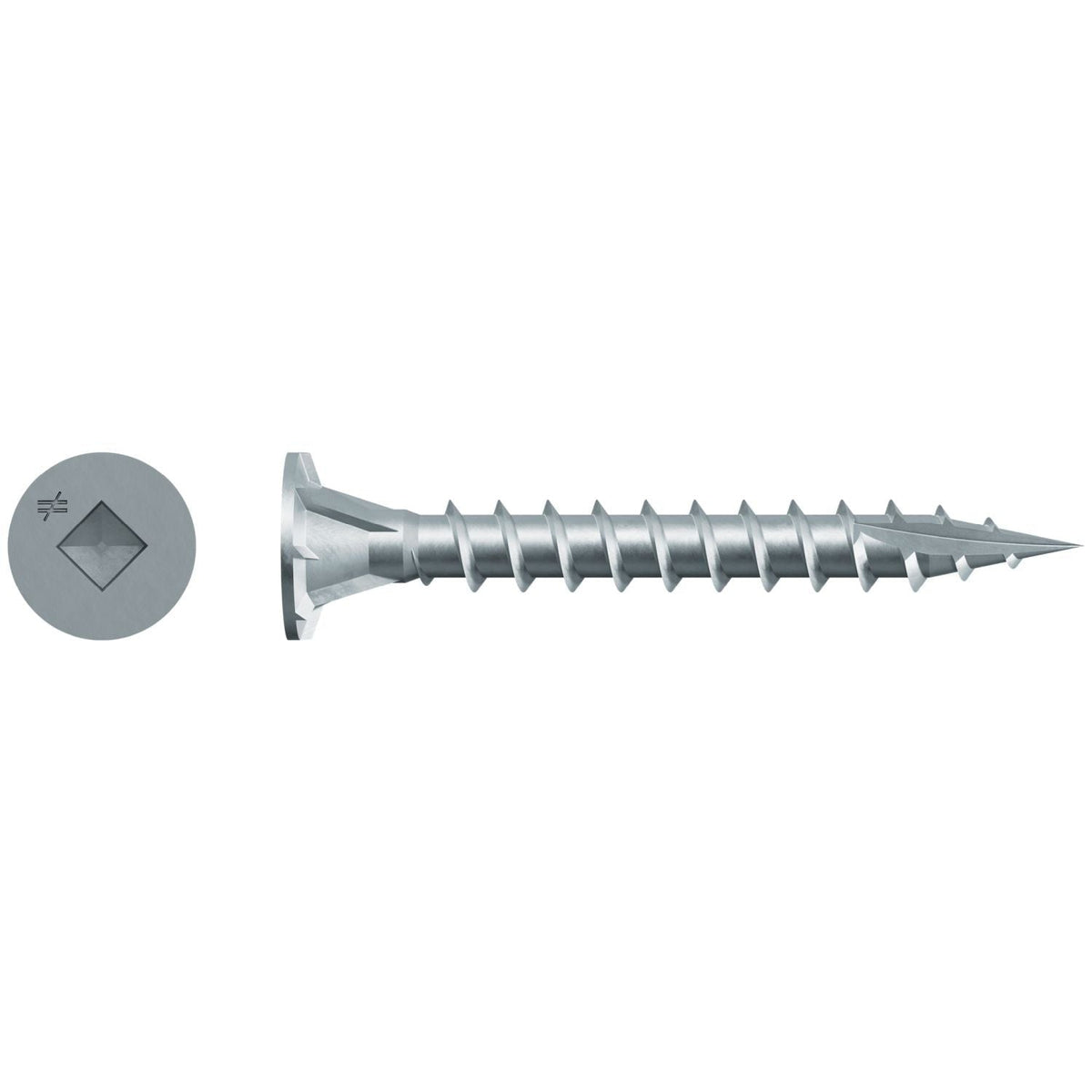 Simpson Strong-Tie CB3BLG158S CB3BLG Fiber-Cement Board Screw (Collated), #10 x 1-5/8-in. #3 SQU, 1500-Pack