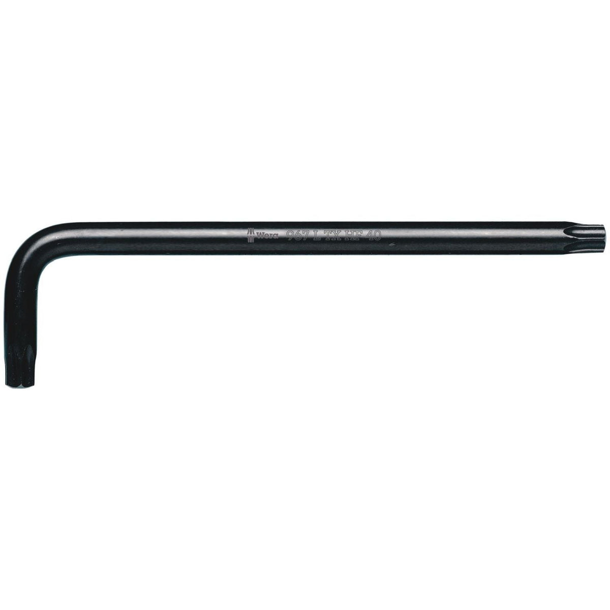Wera 967 L Torx Hf L-Key With Holding Function, Blacklaser, Torx 25x104-mm.