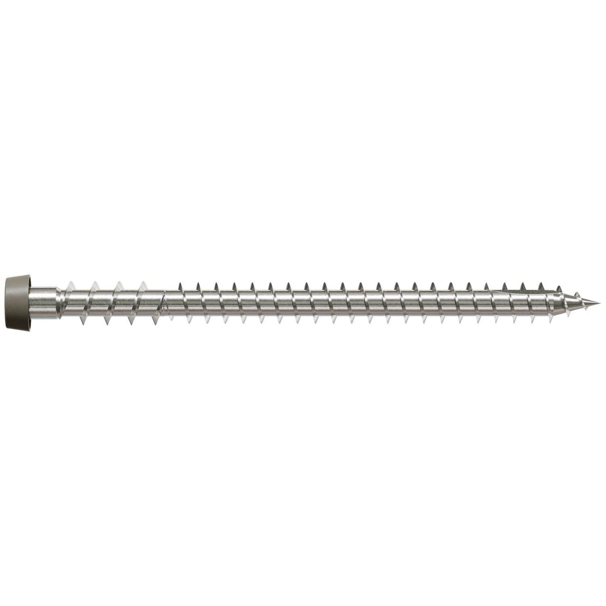 Simpson Strong-Tie DCU234C316GR Deck-Drive DCU COMPOSITE Screw, #10 x 2-3/4-in. T20, Type 316, Gray, 70-Pack