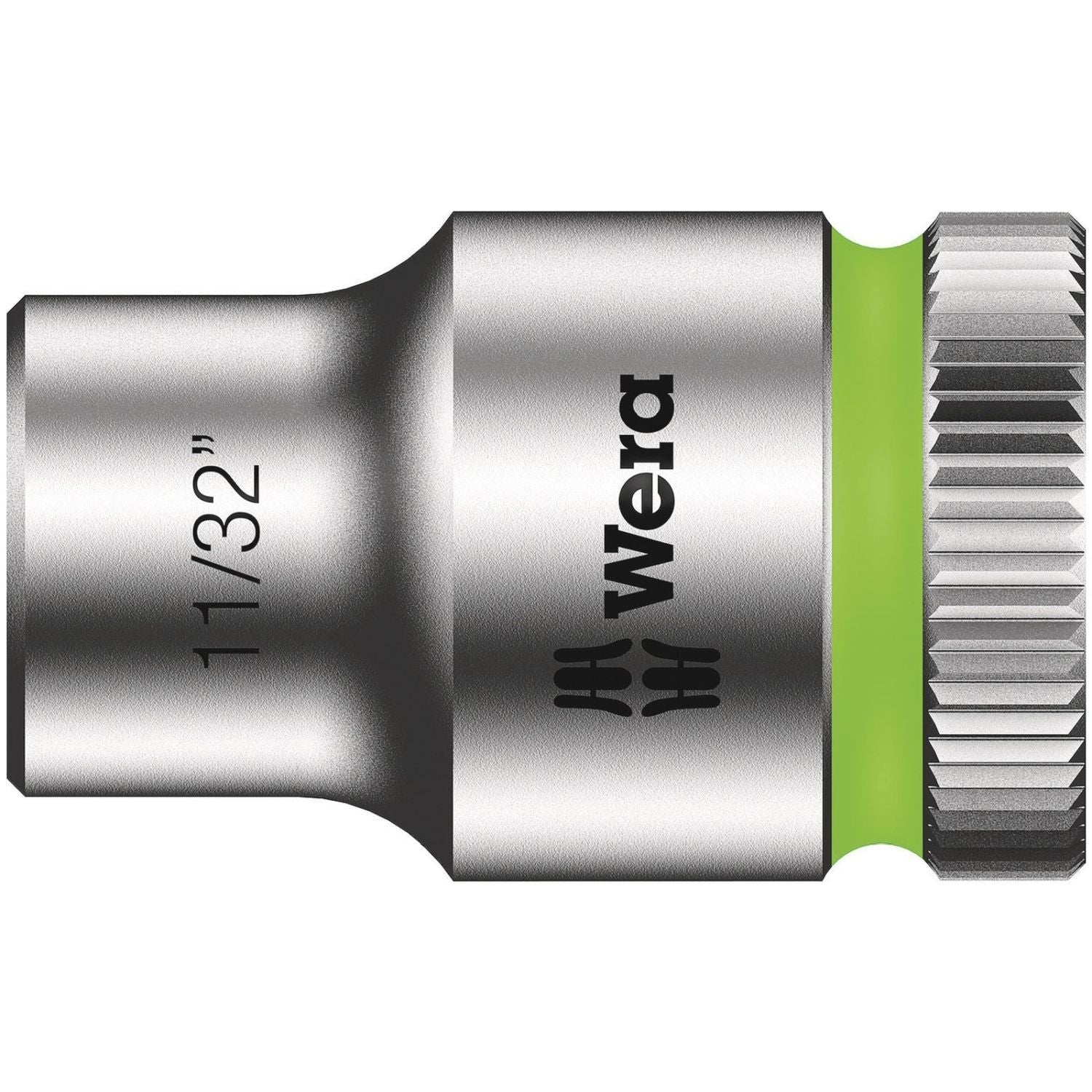 Wera 8790 Hmb Zyklop 3/8-in. Socket, 11/32-in.x29-mm.