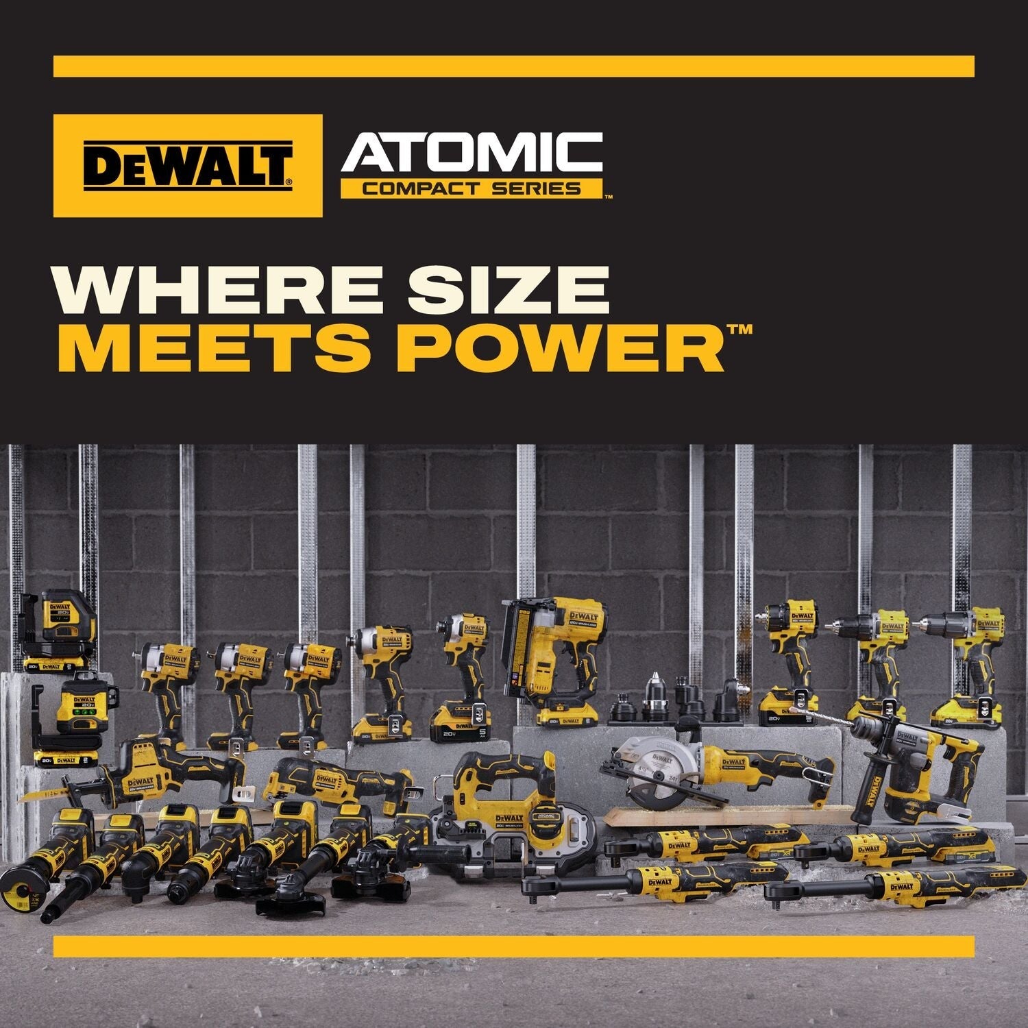 DeWALT DCF514EB ATOMIC 20V MAX Brushless Cordless 1/4-in. Extended Reach Ratchet, Tool Only