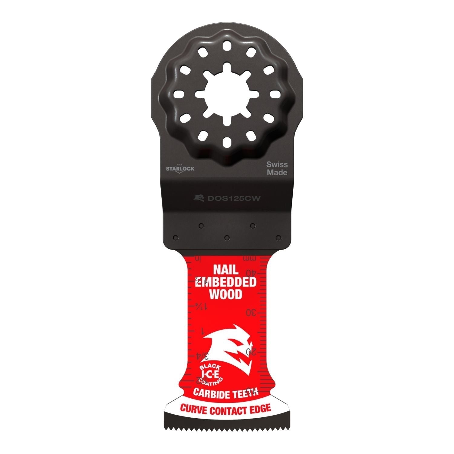 Diablo DOS125CW10 Diablo 1-1/4-in. AMPED Demo Demon Starlock Carbide Teeth Oscillating Blades for Nail-Embedded Wood, 10-Pack