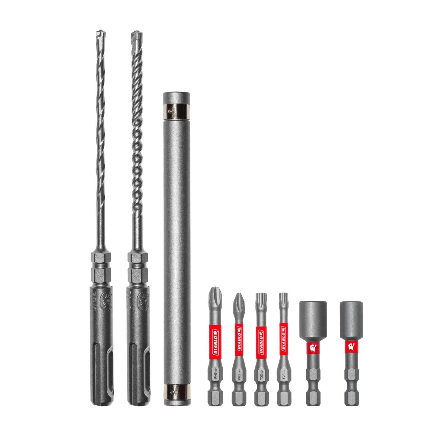 Diablo DMAPL9910-S9 9pc Rebar Demon Concrete Anchor Drive Installation Set, 9-Piece
