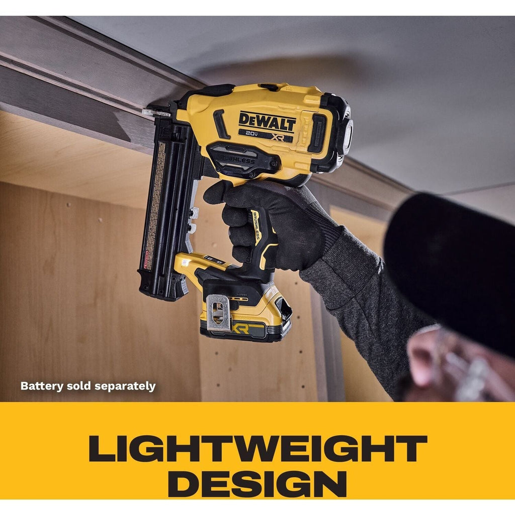 DeWALT DCN210B 20V MAX XR 18Ga Brad Nailer w/ (1) 3.5Ah POWERSTACK Battery & Charger