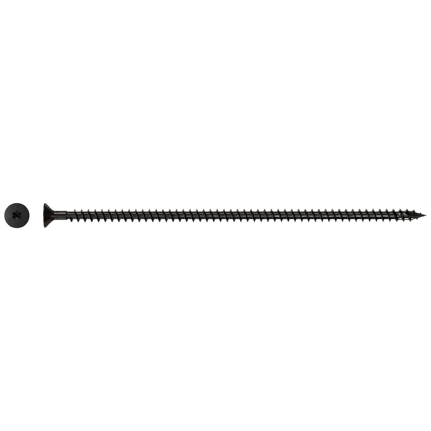 Simpson Strong-Tie SDCF12X350-R25 Strong-Drive SDCF TIMBER-CF Screw, 0.470-in. x 13-3/4-in. T50, E-Coat, 25-Pack