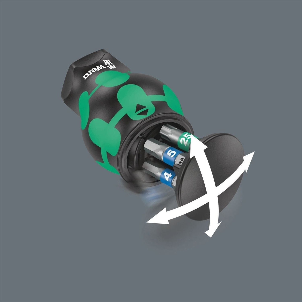 Wera Kraftform Kompakt Stubby Magazine 3, 6-Pieces