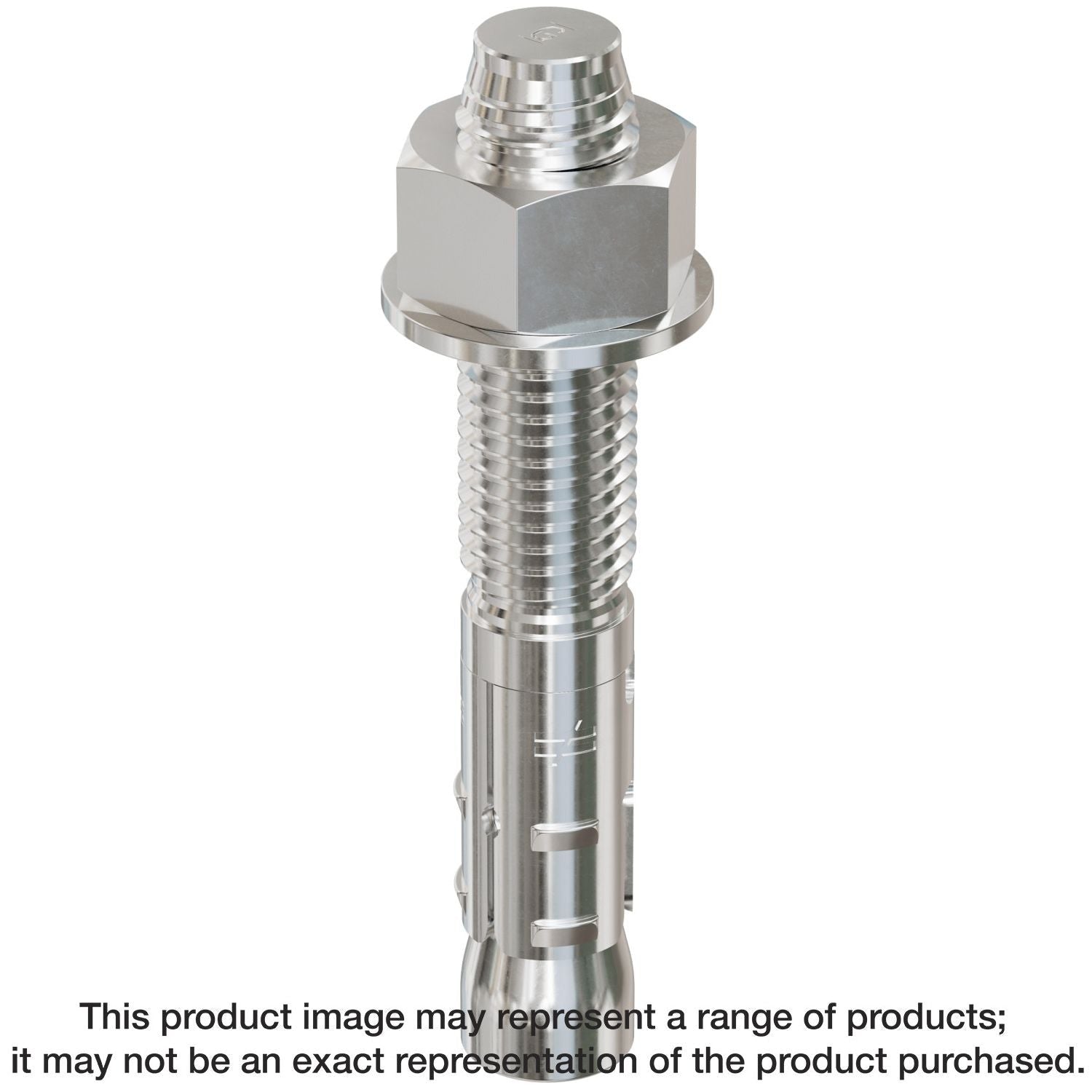 Simpson Strong-Tie STB2-754346SSR10 Strong-Bolt 2, 3/4-in. x 4-3/4-in. Type 316 Stainless-Steel Wedge Anchor, 10-Pack