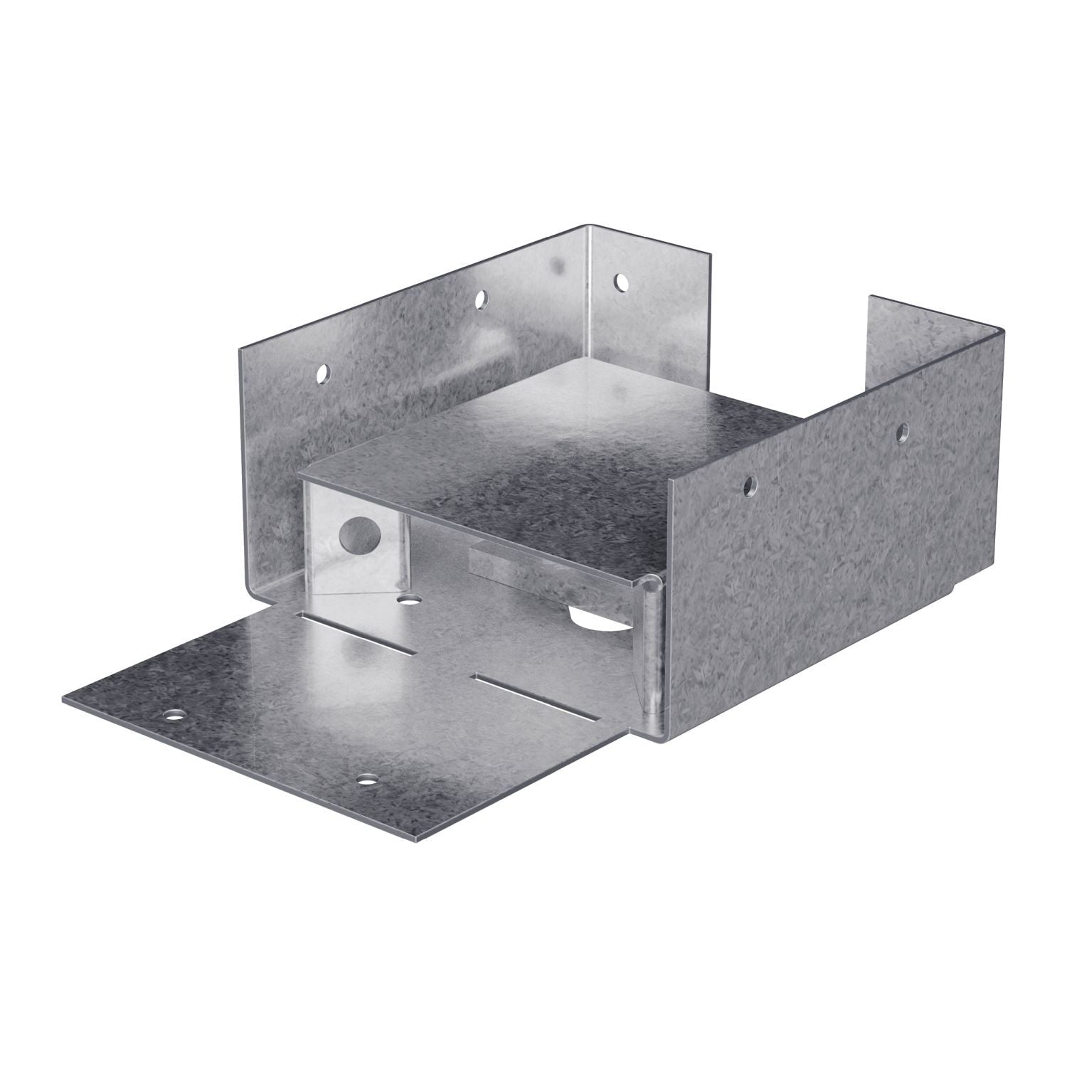 Simpson Strong-Tie ABW44RZ ABW ZMAX Galvanized Adjustable Post Base for 4x4 Rough