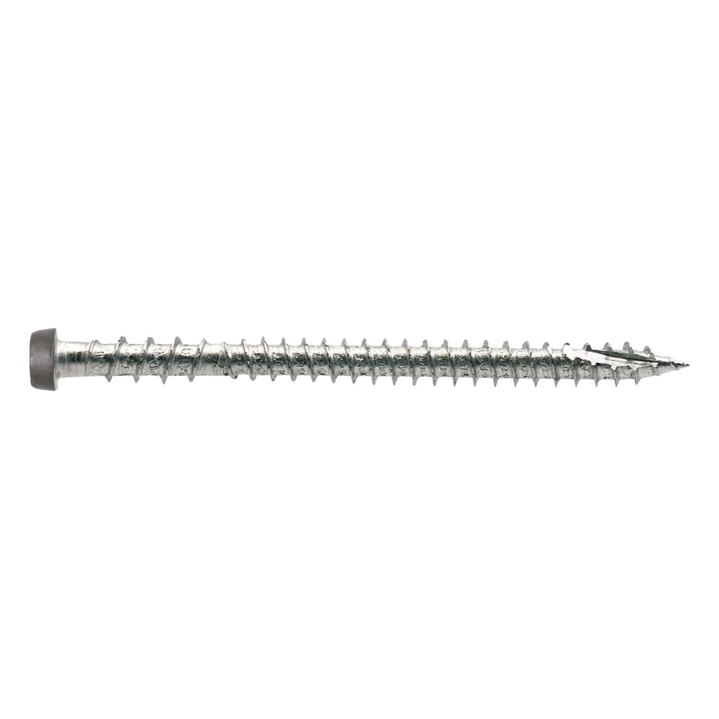 Simpson Strong-Tie DCU234P316GR04 Deck-Drive DCU COMPOSITE Screw, #10 x 2-3/4-in. T20, Type 316, Gray 04, 350-Pack