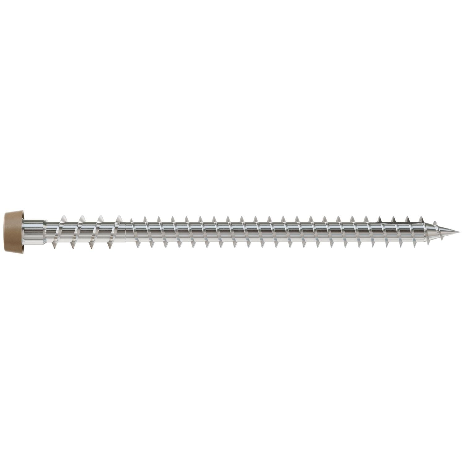 Simpson Strong-Tie DCU234S316TN Deck-Drive DCU COMPOSITE Screw (Collated), #10 x 2-3/4-in. Type 316, Tan, 1000-Pack