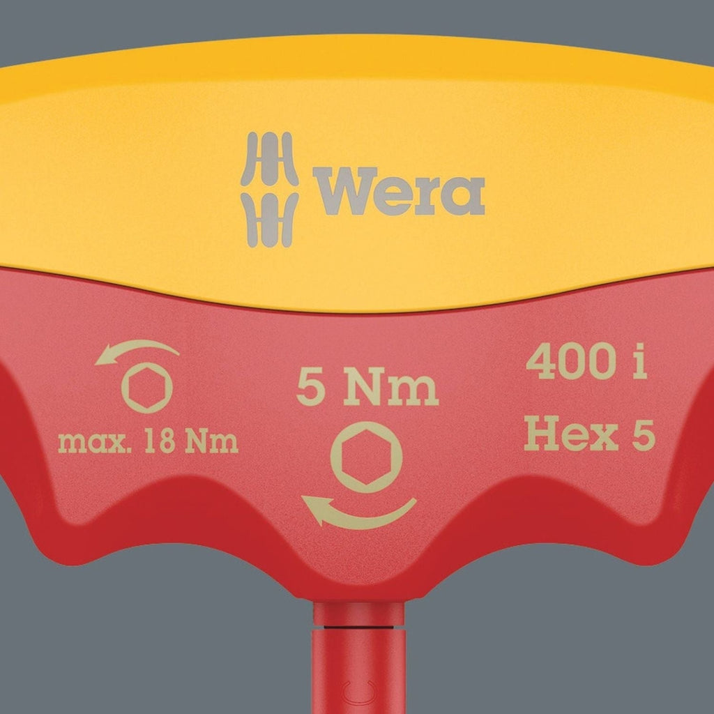 Wera 400 I VDE Hex Insulated Torque-indicator, 4-mm.x5.0 Nm