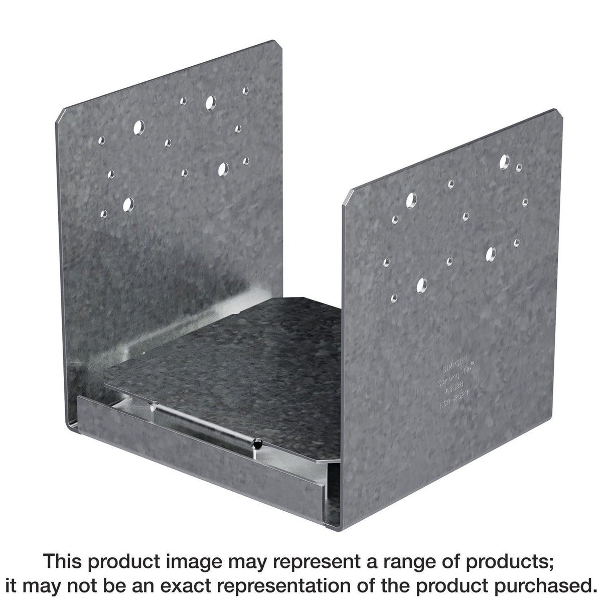 Simpson Strong-Tie ABU88RZ ABU ZMAX Galvanized Adjustable Standoff Post Base for 8x8 Rough