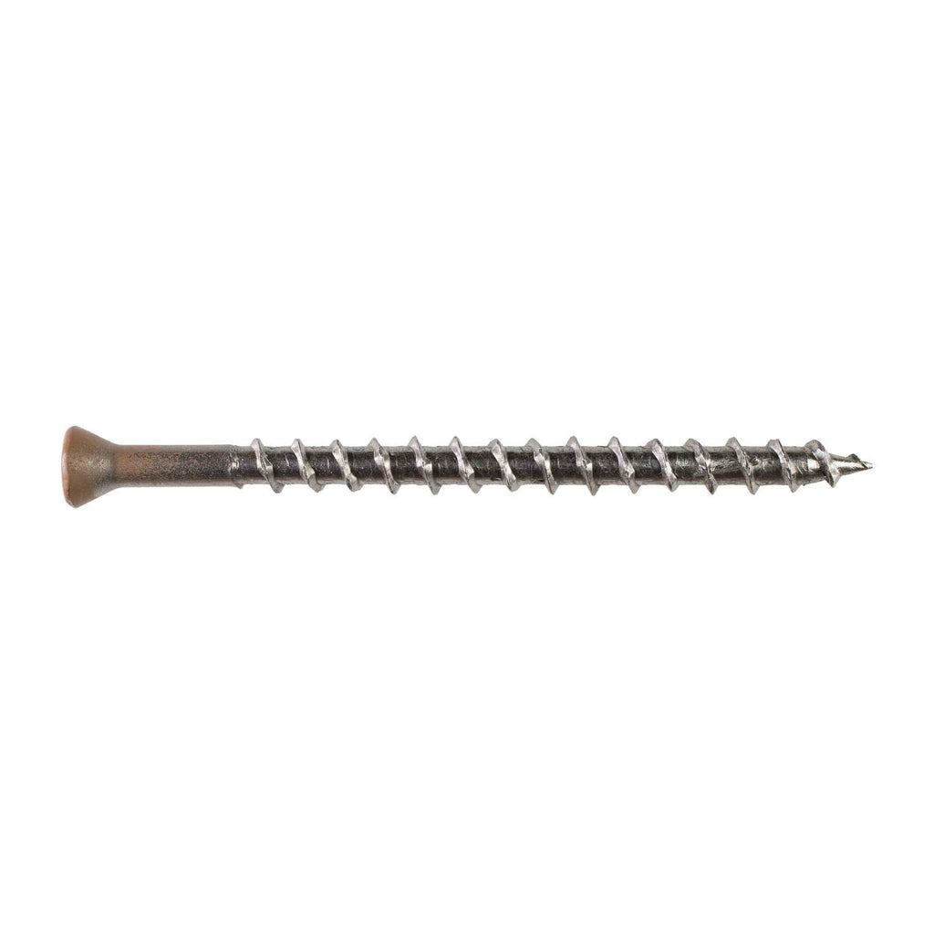 Simpson Strong-Tie S08250WCI Deck-Drive DWP WOOD SS Screw, #8 x 2-1/2-in. T20, Trim Head, Type 305, Tan 03, 1750-Pack